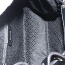 GUCCI Bamboo Hand Bag Nylon Black Silver 003 2852 0030 5 Auth BA13720-11