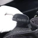 GUCCI Bamboo Hand Bag Nylon Black Silver 003 2852 0030 5 Auth BA13720-12