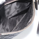 GUCCI GG Canvas Guccissima Shoulder Bag Leather Black Gold 201448 Auth BA13721A-21