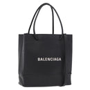 BALENCIAGA Tote Bag Leather 2way Black 572411 Auth BA13726A-1