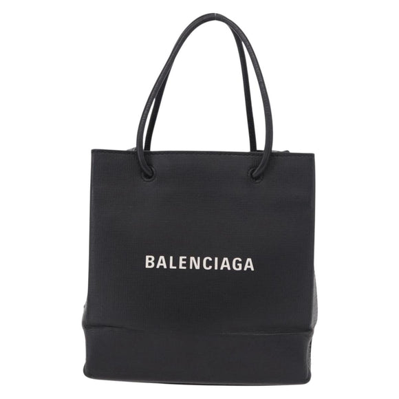 BALENCIAGA Tote Bag Leather 2way Black 572411 Auth BA13726A