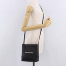 BALENCIAGA Tote Bag Leather 2way Black 572411 Auth BA13726A-24