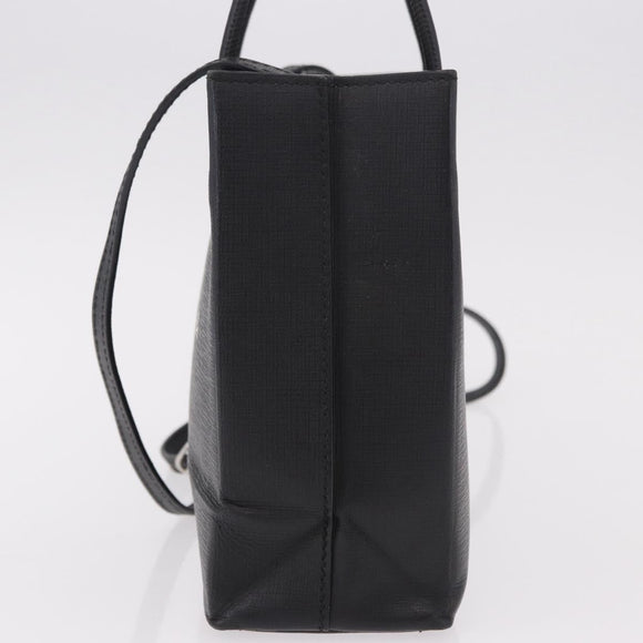 BALENCIAGA Tote Bag Leather 2way Black 572411 Auth BA13726A