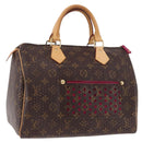 LOUIS VUITTON Monogram Perfo Speedy 30 Hand Bag M95180 LV Auth BA13727SAV-1