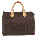 LOUIS VUITTON Monogram Perfo Speedy 30 Hand Bag M95180 LV Auth BA13727SAV-2