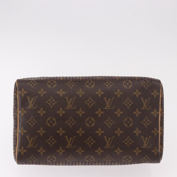 LOUIS VUITTON Monogram Perfo Speedy 30 Hand Bag M95180 LV Auth BA13727SAV