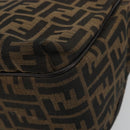 FENDI Zucca Canvas Tote Bag Black Brown Auth BA13729V-12