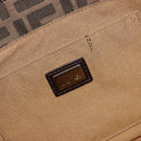 FENDI Zucca Canvas Tote Bag Black Brown Auth BA13729V-16