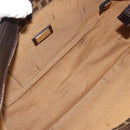 FENDI Zucca Canvas Tote Bag Black Brown Auth BA13729V-17