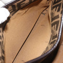 FENDI Zucca Canvas Tote Bag Black Brown Auth BA13729V-21