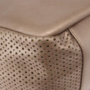 Salvatore Ferragamo Gancini Shoulder Bag Leather Gold Auth BA13730-15