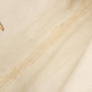 CHANEL Chain Tote Bag Caviar Skin White Gold CC Auth BA13731A-17