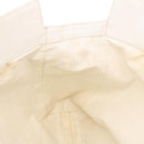 CHANEL Chain Tote Bag Caviar Skin White Gold CC Auth BA13731A-18