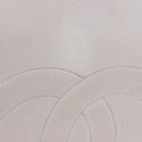 CHANEL Chain Tote Bag Caviar Skin White Gold CC Auth BA13731A-3