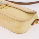 LOUIS VUITTON Monogram Vernis Malibu Street Bag Perle M91507 LV Auth BA13734-16