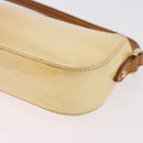 LOUIS VUITTON Monogram Vernis Malibu Street Bag Perle M91507 LV Auth BA13734-18