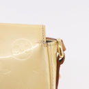 LOUIS VUITTON Monogram Vernis Malibu Street Bag Perle M91507 LV Auth BA13734-8