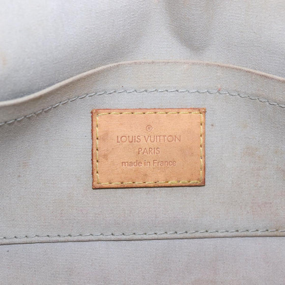 LOUIS VUITTON Monogram Vernis Malibu Street Bag Perle M91507 LV Auth BA13734