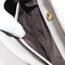 Miu Miu Chain Shoulder Bag Leather Gray Gold Auth BA13736V-22