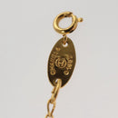 CHANEL COCO Mark Chain Necklace metal Gold CC Auth BA1373AM-9