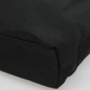 Christian Dior Maris Pearl Shoulder Bag Nylon Black Silver Auth BA1374-9