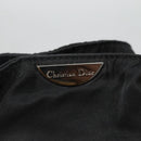 Christian Dior Maris Pearl Shoulder Bag Nylon Black Silver Auth BA1374-17