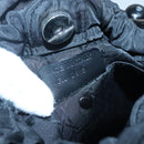 Christian Dior Maris Pearl Shoulder Bag Nylon Black Silver Auth BA1374-11