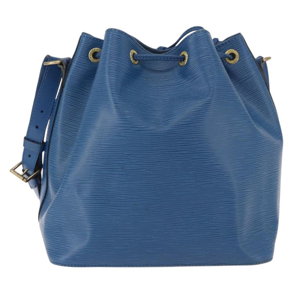 LOUIS VUITTON Epi Petit Noe Shoulder Bag Blue M44105 LV Auth BA13746A