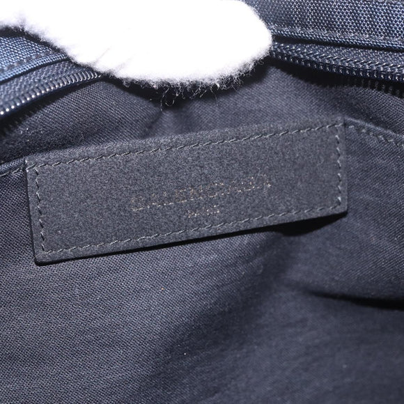 BALENCIAGA Clutch Bag Nylon Zwart 459745 Auth BA13749A