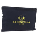 BALENCIAGA Clutch Bag Nylon Zwart 459745 Auth BA13749A-1