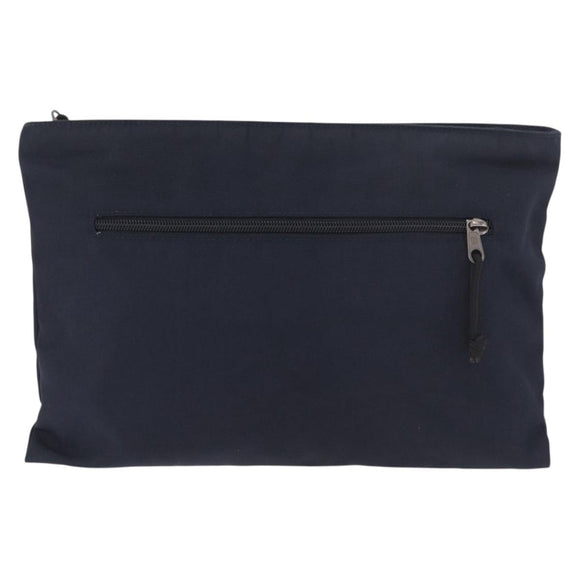 BALENCIAGA Clutch Bag Nylon Zwart 459745 Auth BA13749A
