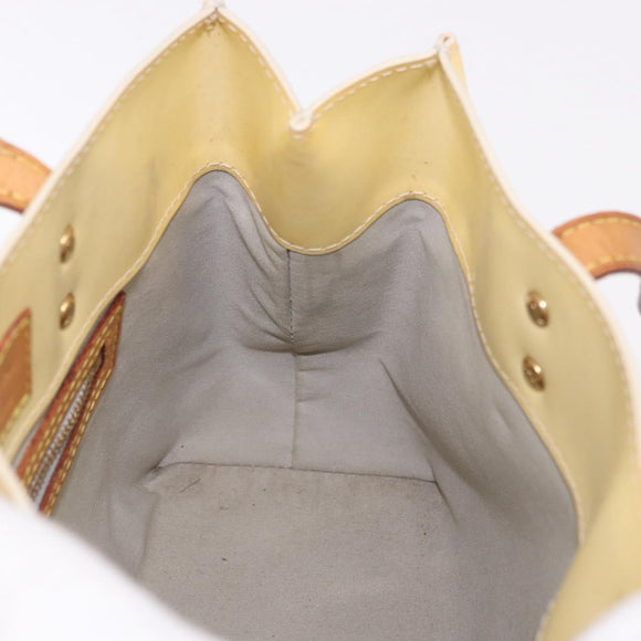 LOUIS VUITTON Monogram Vernis Reade PM Hand Bag Perle M91336 LV Auth BA13750