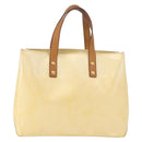 LOUIS VUITTON Monogram Vernis Reade PM Hand Bag Perle M91336 LV Auth BA13750-13