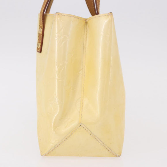 LOUIS VUITTON Monogram Vernis Reade PM Hand Bag Perle M91336 LV Auth BA13750