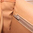 CELINE Macadam Canvas Shoulder Bag PVC Leather Brown Gold Auth BA13751-22