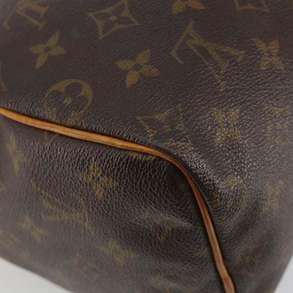 LOUIS VUITTON Monogram Speedy 25 Hand Bag M41528 LV Auth BA13754A