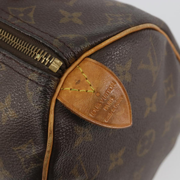 LOUIS VUITTON Monogram Speedy 25 Hand Bag M41528 LV Auth BA13754A