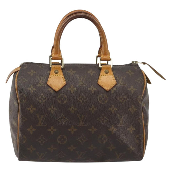 LOUIS VUITTON Monogram Speedy 25 Hand Bag M41528 LV Auth BA13754A