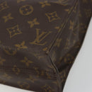 LOUIS VUITTON Monogram Sac Plat Hand Bag M51140 LV Auth BA13755-9