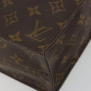 LOUIS VUITTON Monogram Sac Plat Hand Bag M51140 LV Auth BA13755-16