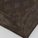 LOUIS VUITTON Monogram Sac Plat Hand Bag M51140 LV Auth BA13755-17
