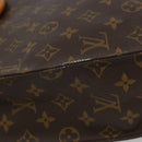 LOUIS VUITTON Monogram Sac Plat Hand Bag M51140 LV Auth BA13755-5