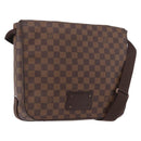 LOUIS VUITTON Damier Ebene Brooklyn MM Shoulder Bag N51211 LV Auth BA13757A-1