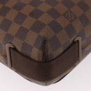 LOUIS VUITTON Damier Ebene Brooklyn MM Shoulder Bag N51211 LV Auth BA13757A-16
