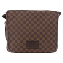 LOUIS VUITTON Damier Ebene Brooklyn MM Shoulder Bag N51211 LV Auth BA13757A-13