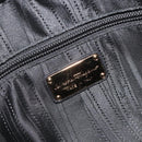 Salvatore Ferragamo Vala Hand Bag Leather Black Gold Auth BA13758-18