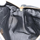 Salvatore Ferragamo Vala Hand Bag Leather Black Gold Auth BA13758-19