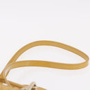Christian Dior Lady Dior Tote Bag Patent Leather 2way Yellow Silver BA13759V-12