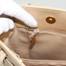 CHANEL COCO Mark Shoulder Bag Lamb Skin Beige Gold CC Auth BA1376-23