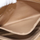 CHANEL COCO Mark Shoulder Bag Lamb Skin Beige Gold CC Auth BA1376-24